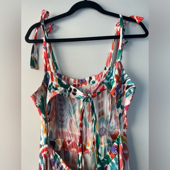 Christian Siriano Multicolor Open Back Wide Leg Women Jumpsuit, size L - Picture 6 of 10